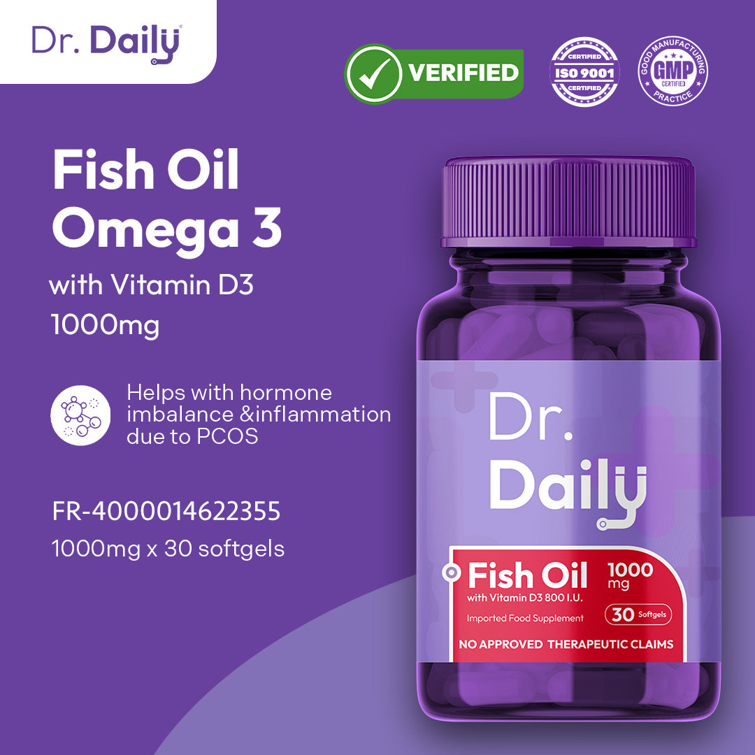 Dr. Daily Fish Oil Omega 3 with Vitamin D3