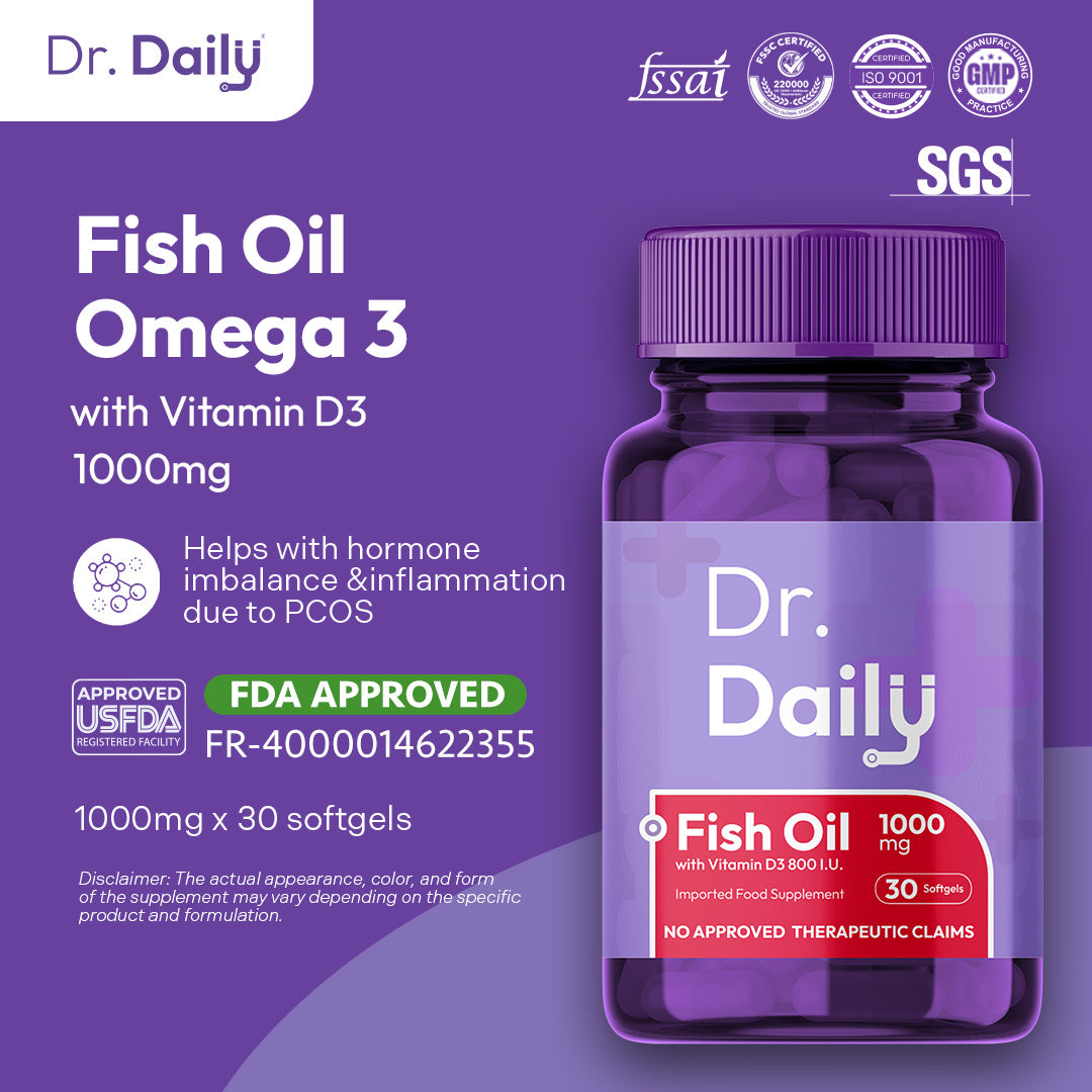 Dr. Daily Fish Oil Omega 3 with Vitamin D3