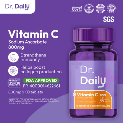 Dr. Daily Vitamin C Sodium Ascorbate