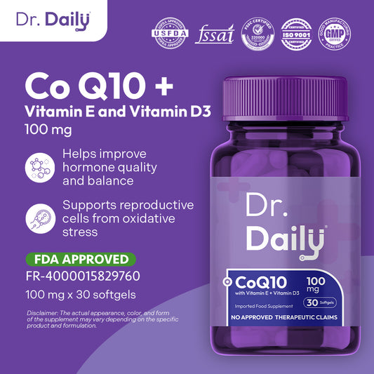 Dr. Daily Co Q10 with Vitamin E and Vitamin D3