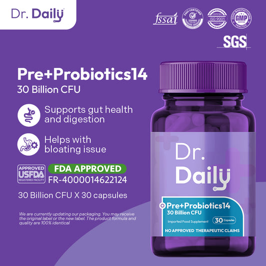 Dr. Daily Pre+Probiotics 14