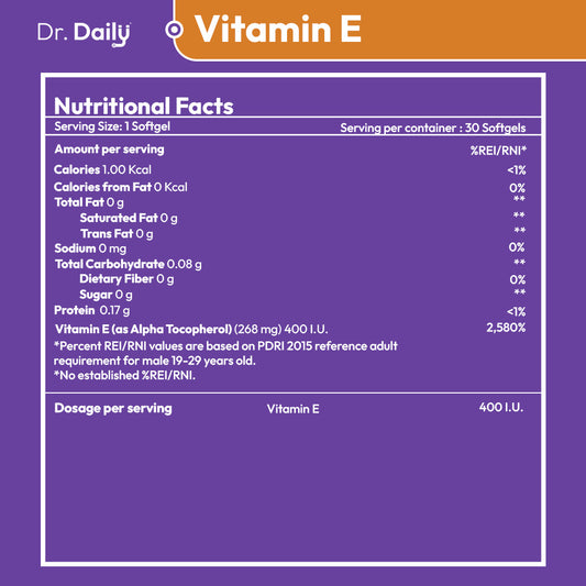 Dr. Daily Natural Vitamin E