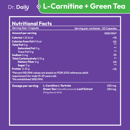 Dr. Daily L-Carnitine + Green Tea