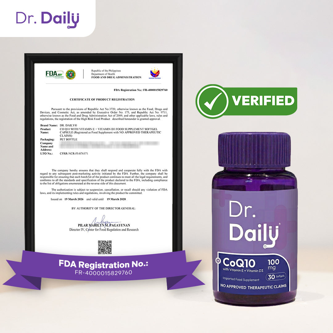 Dr. Daily Co Q10 with Vitamin E and Vitamin D3