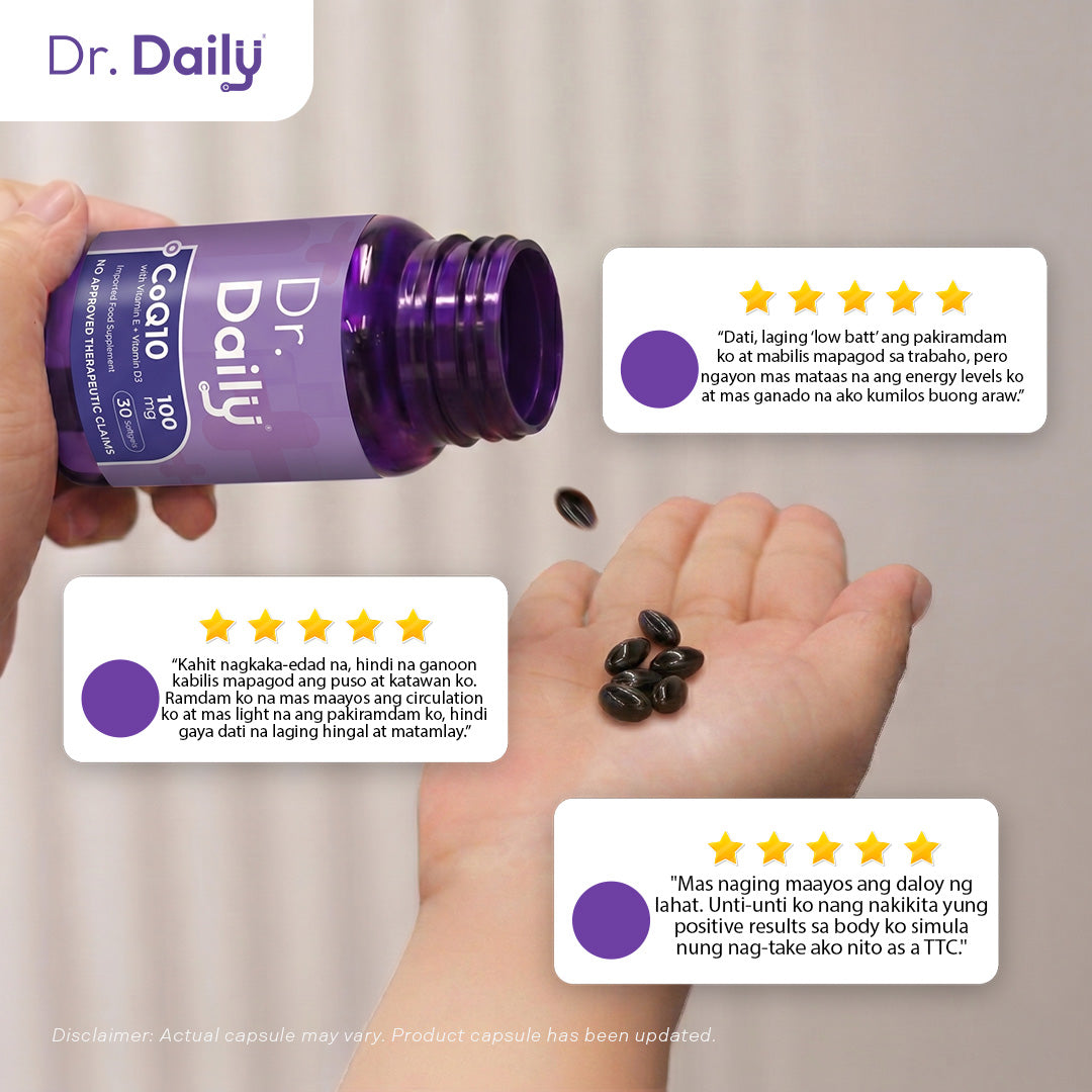 Dr. Daily Co Q10 with Vitamin E and Vitamin D3