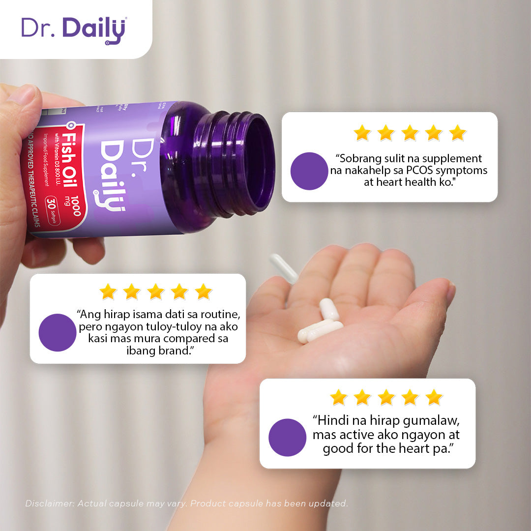 Dr. Daily Fish Oil Omega 3 with Vitamin D3