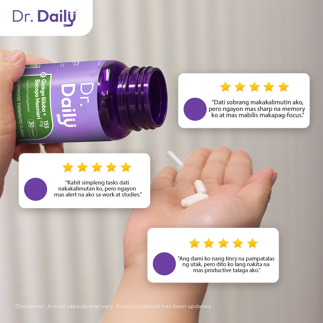 Dr. Daily Ginkgo with Bacopa Monnieri