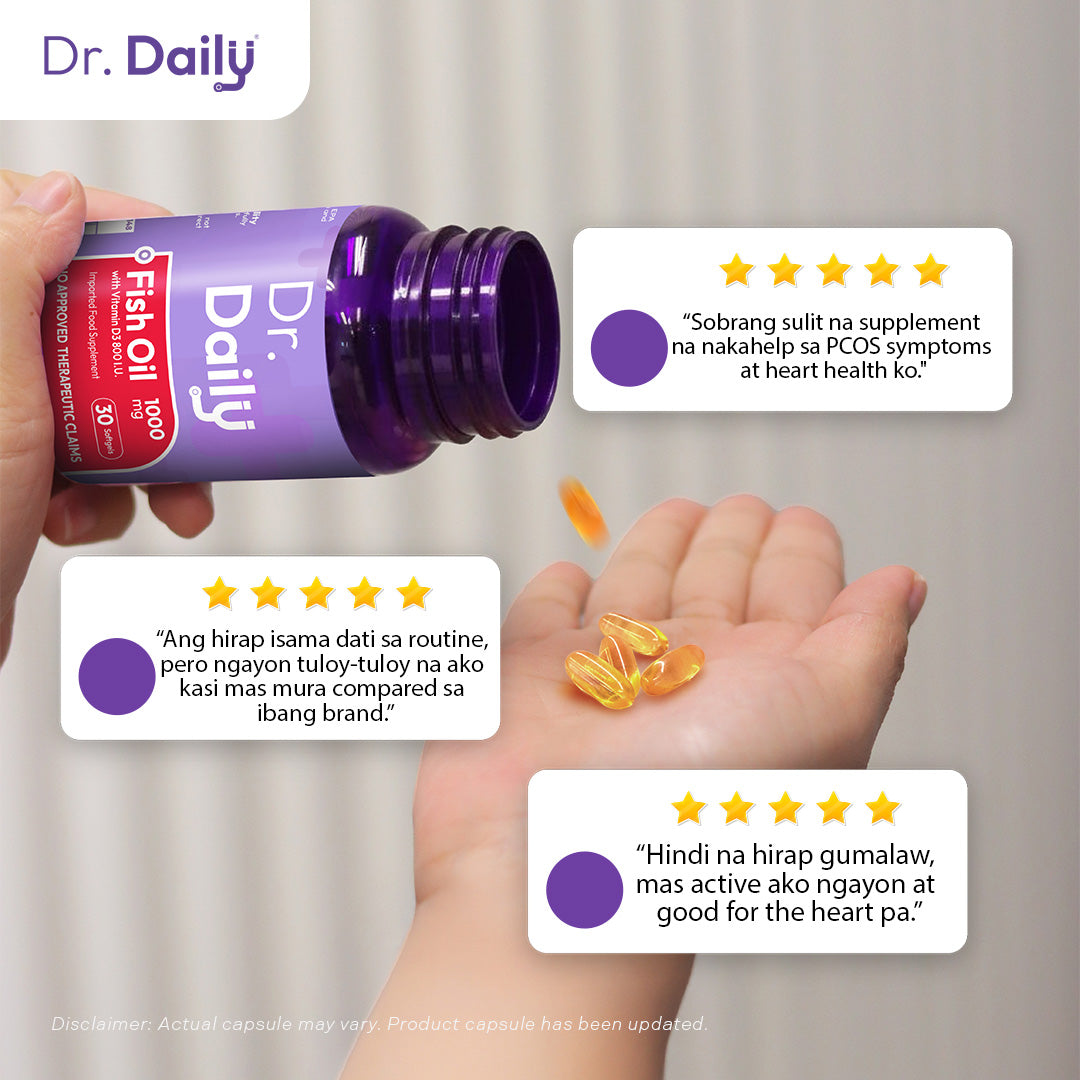 Dr. Daily Fish Oil Omega 3 with Vitamin D3