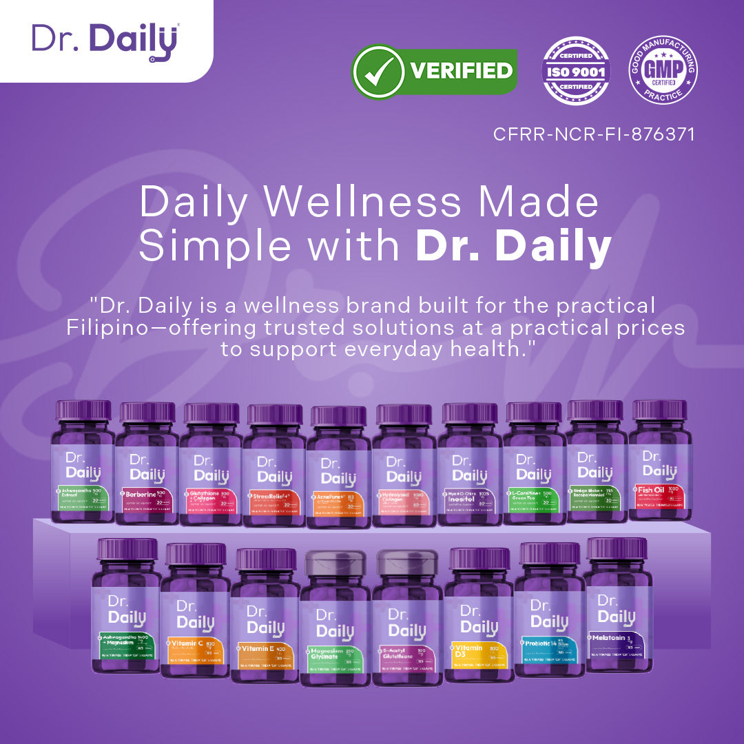 Dr. Daily Folic Acid with Vitamin D3 and Vitamin E