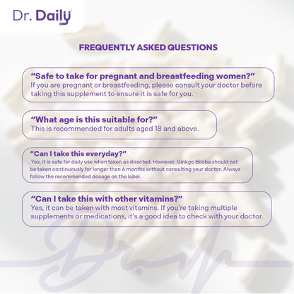 Dr. Daily Ginkgo with Bacopa Monnieri
